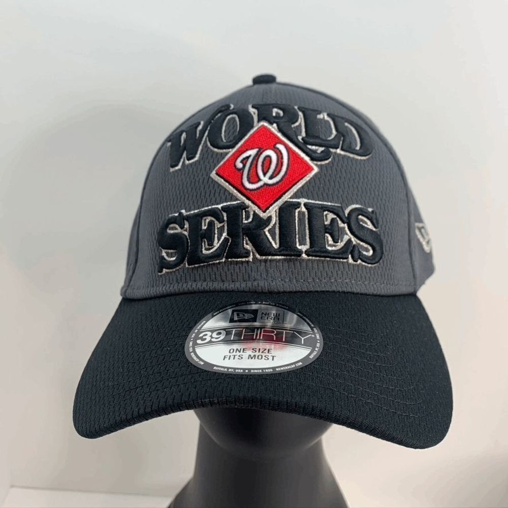 Washington Nationals 2019 MLB World Series Champions‎ Hat New Era 39Thirty Cap